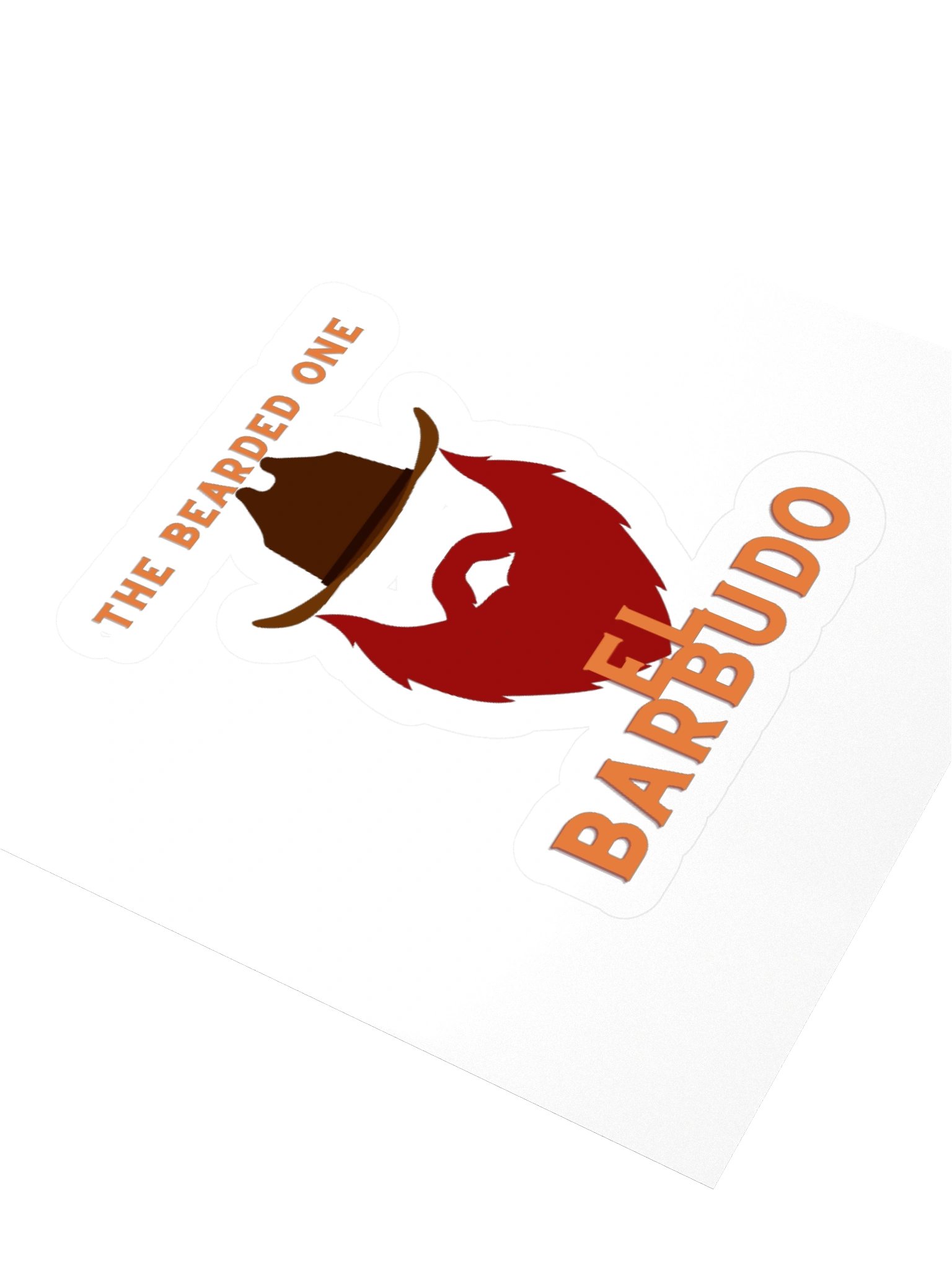 El Barbudo Kisscut Sticker product image (3)
