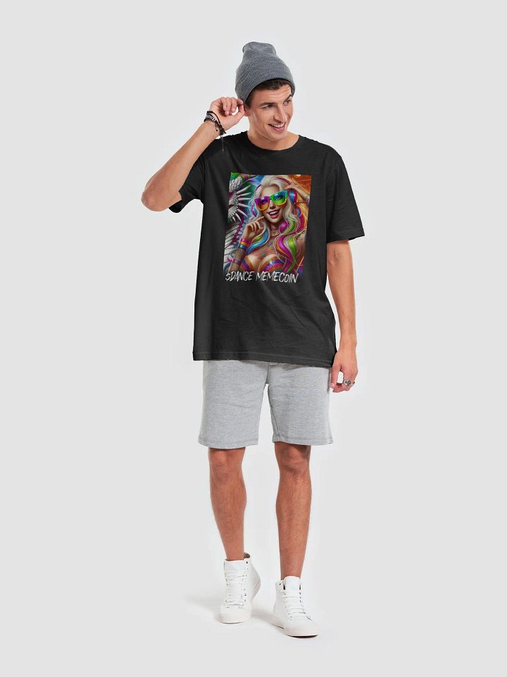 DISCO BLONDIE - DANCE MEMECOIN - PREMIUM TEE - BLACK product image (2)