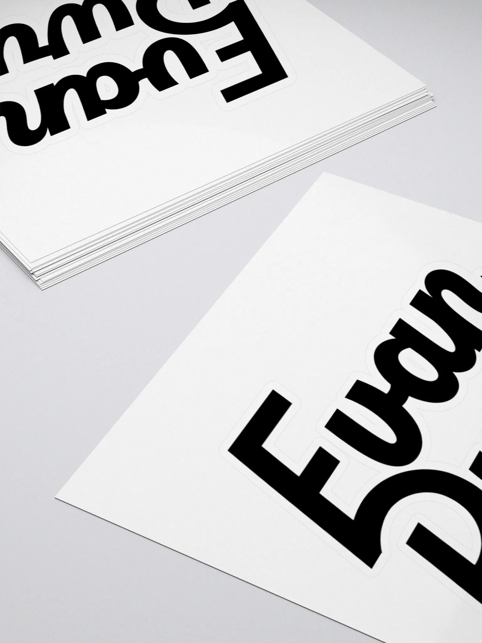 EvanPurp Logo Sticker (Stacked) product image (4)