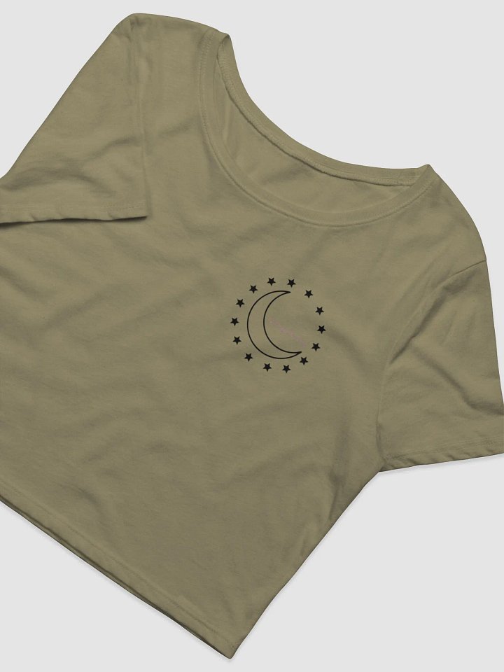 Moon & Stars Cropped Tee - Pink product image (6)