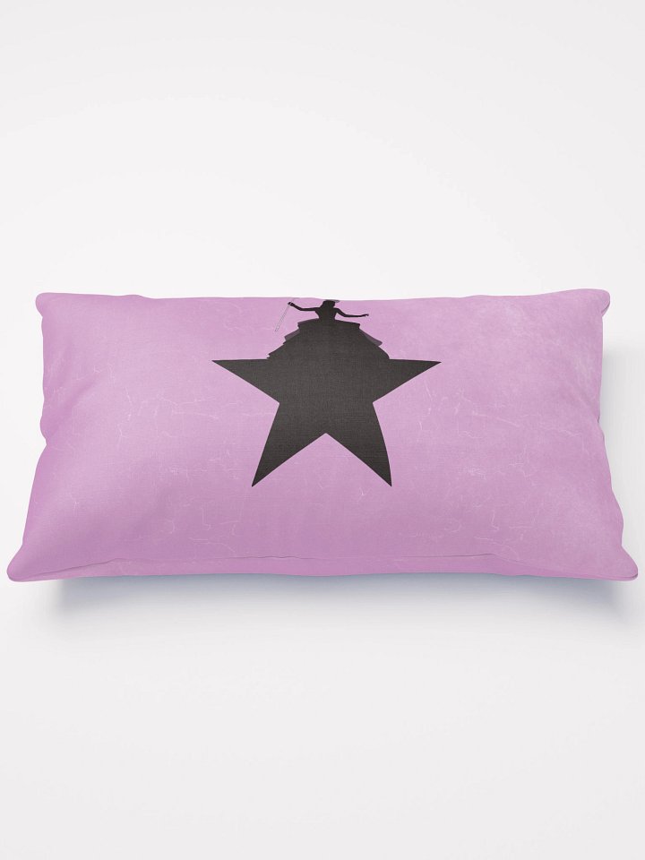 Glinda Hamilton Throw Pillow – Broadway Mashup Decor – Pink Fandom Aesthetic product image (2)