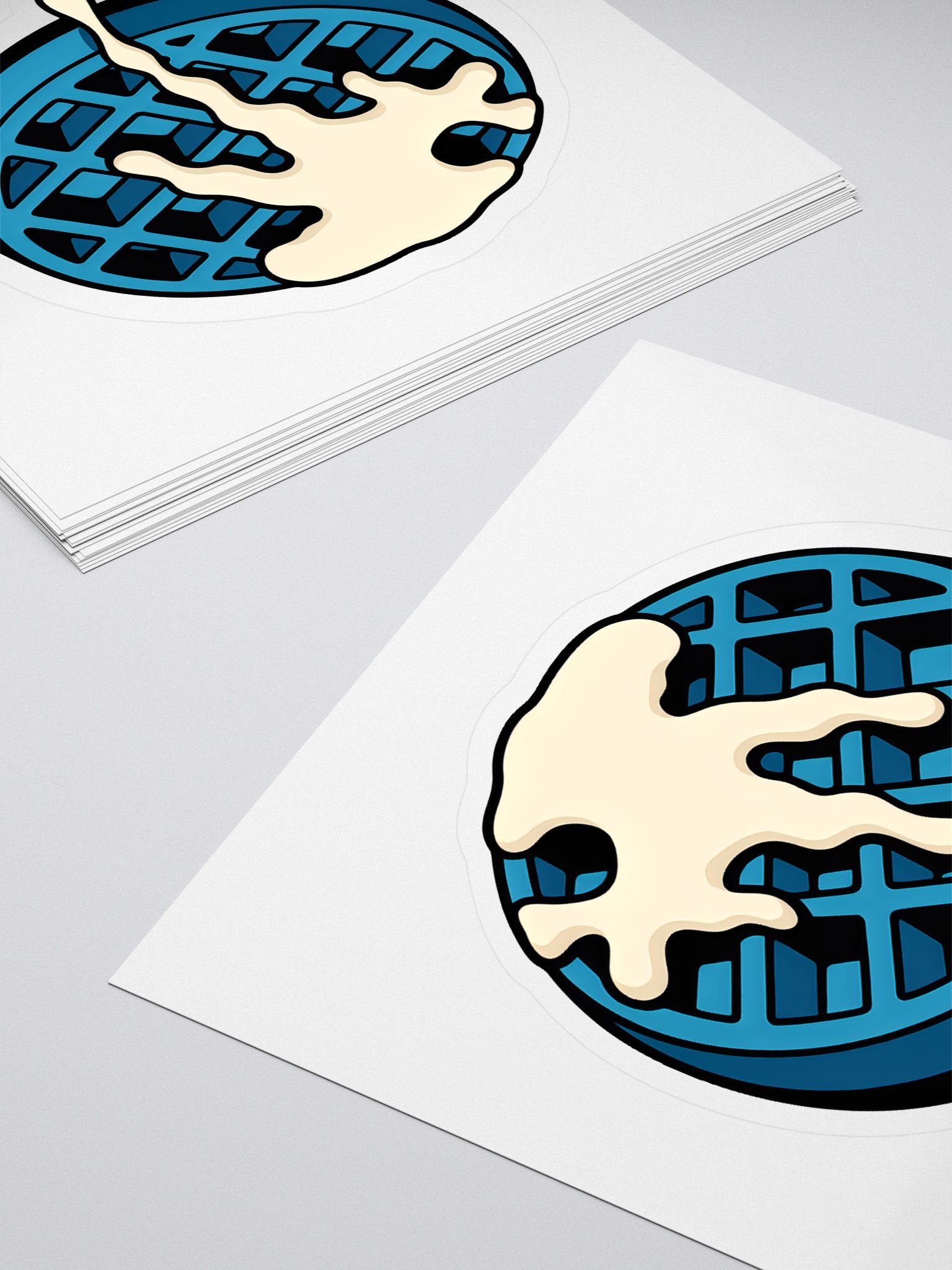 BLUE WAFFLE STICKER product image (4)