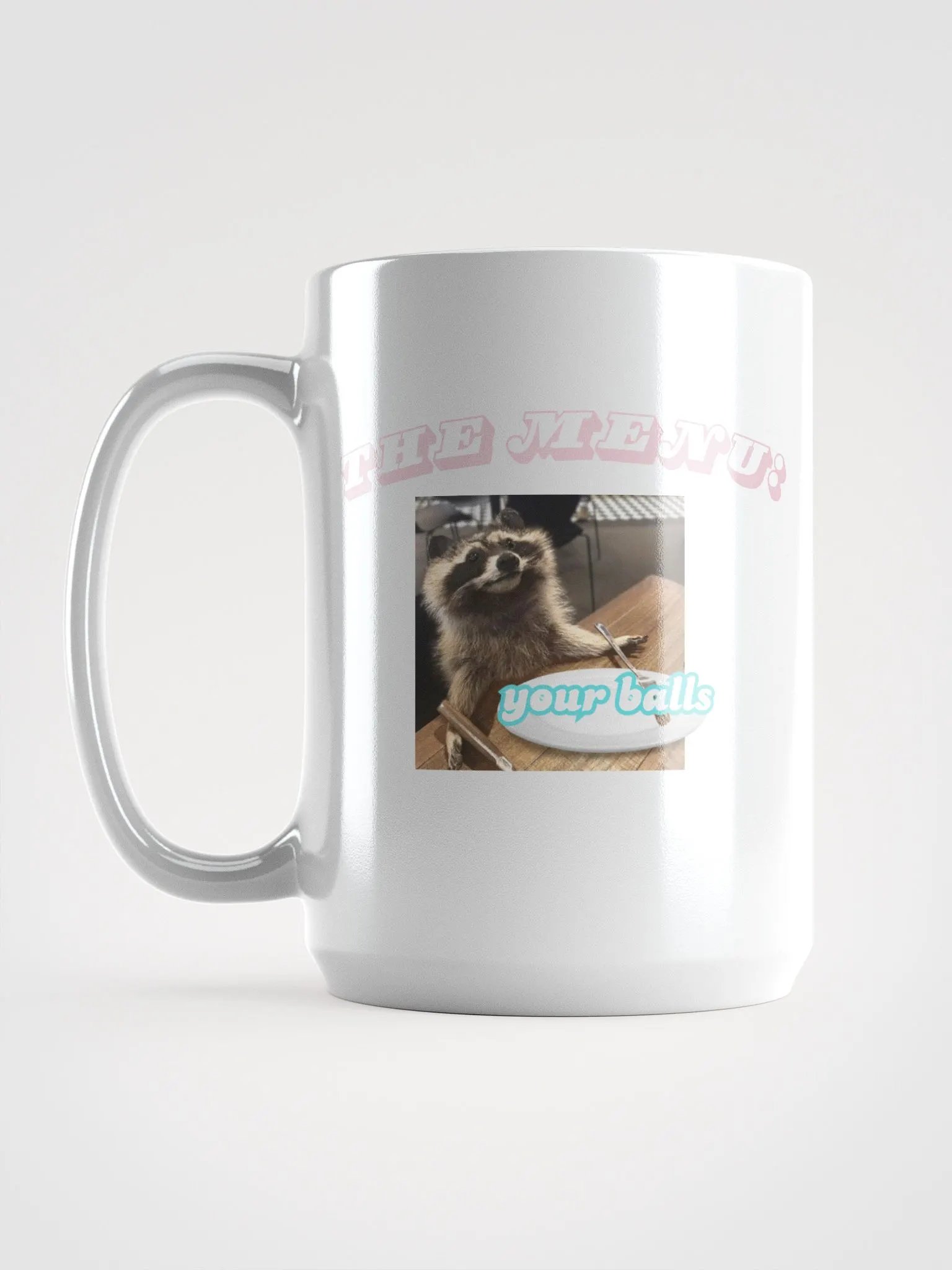 The Menu: Your Balls, Raccoon Mug, Large product image (6)