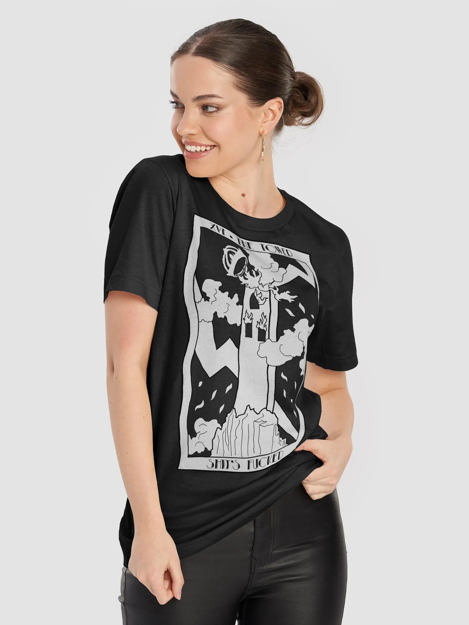 XVI The Tower Dark Mode Supersoft T-Shirt product image (8)