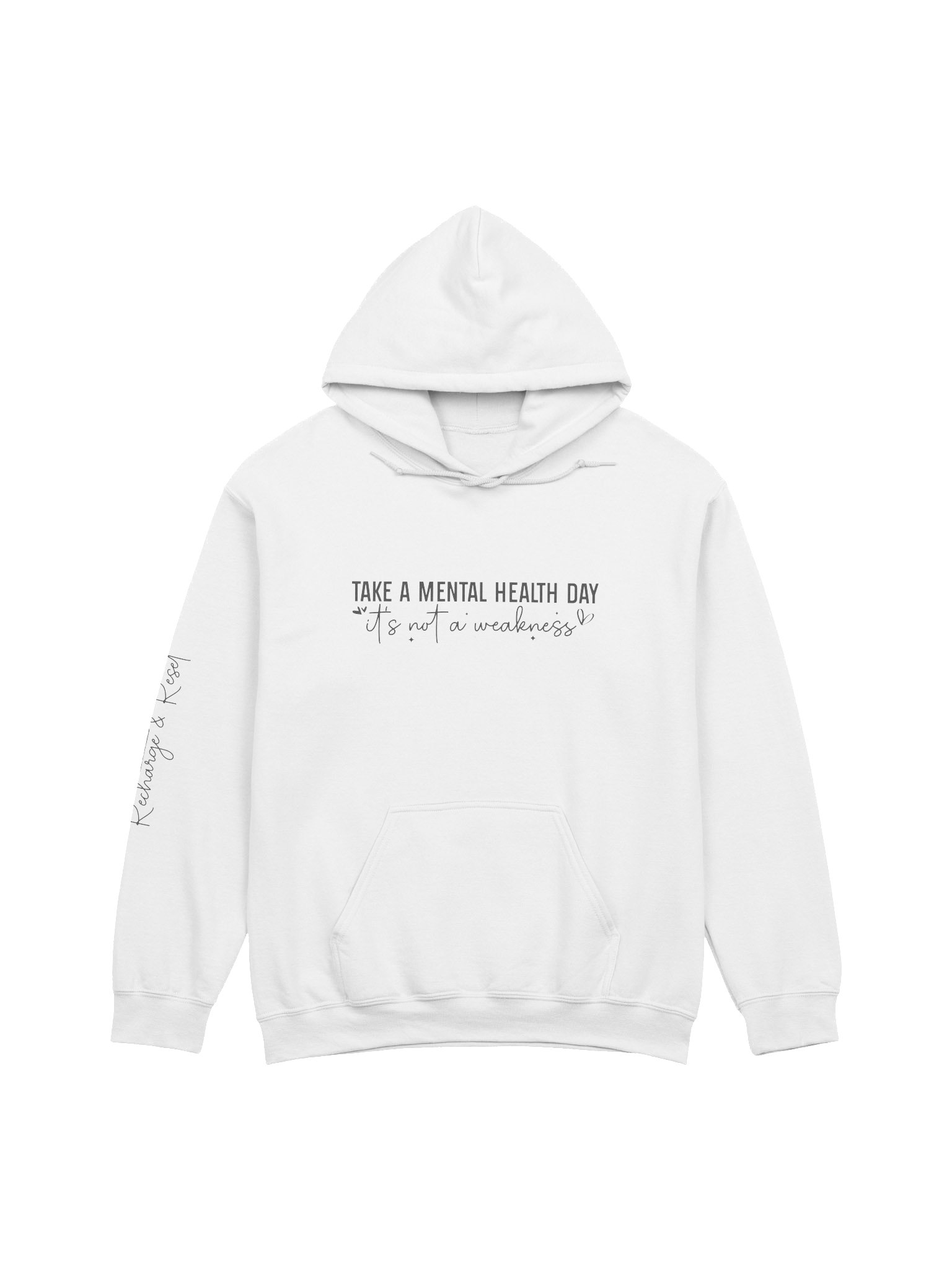 Take a Mental Health Day – Redefining Strength Through Self-Care Mental Health Awareness Hoodie product image (33)