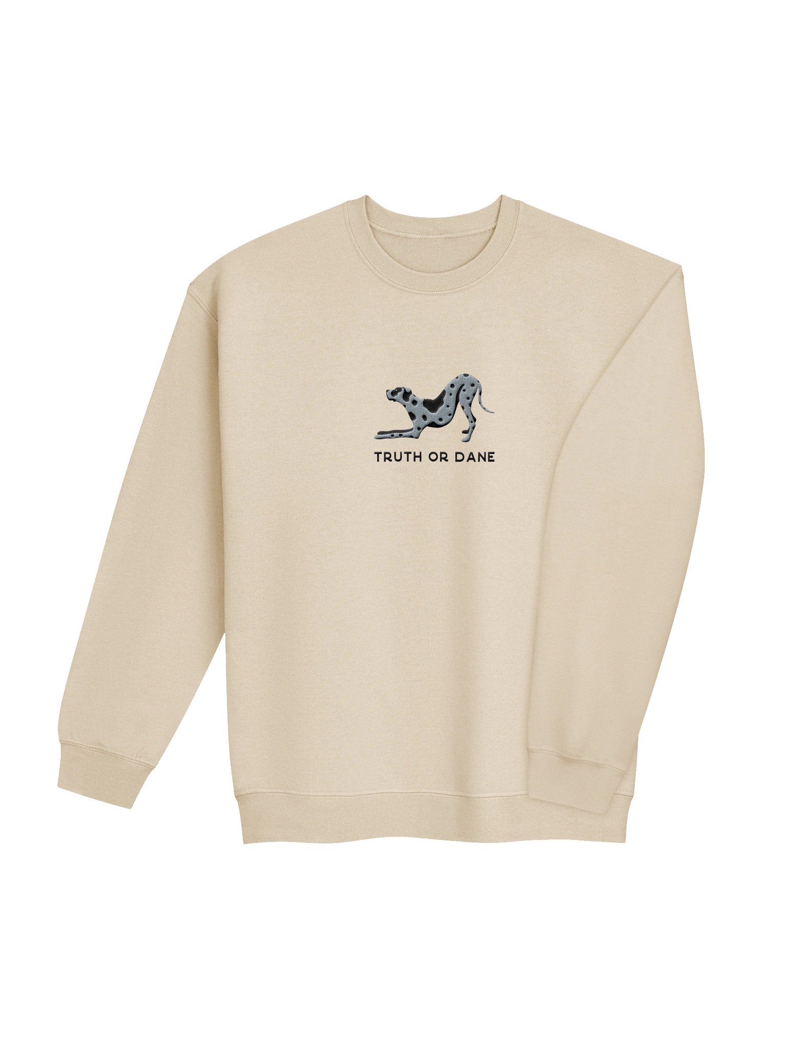 Truth or Dane Sweatshirt (Embroidered) of a Great Dane(Blue Merle) product image (44)