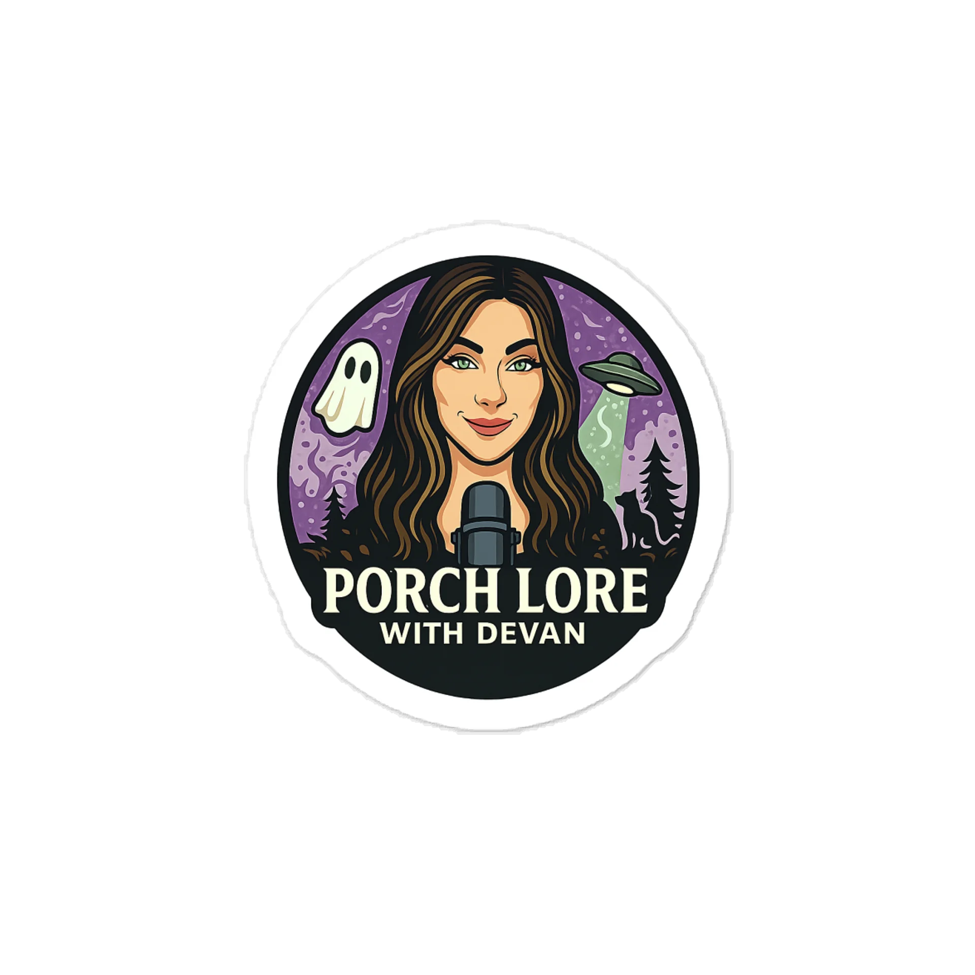 PORCH LORE DEVAN VINYL DECAL product image (1)