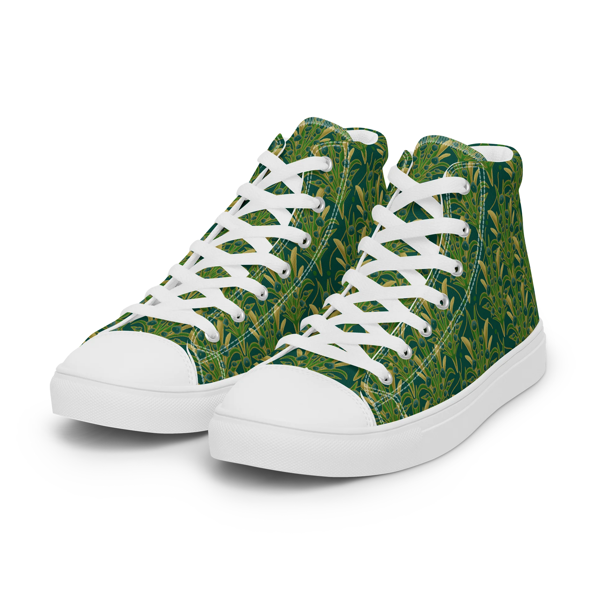 Petals of the Court Women’s High Top Canvas Shoes product image (4)