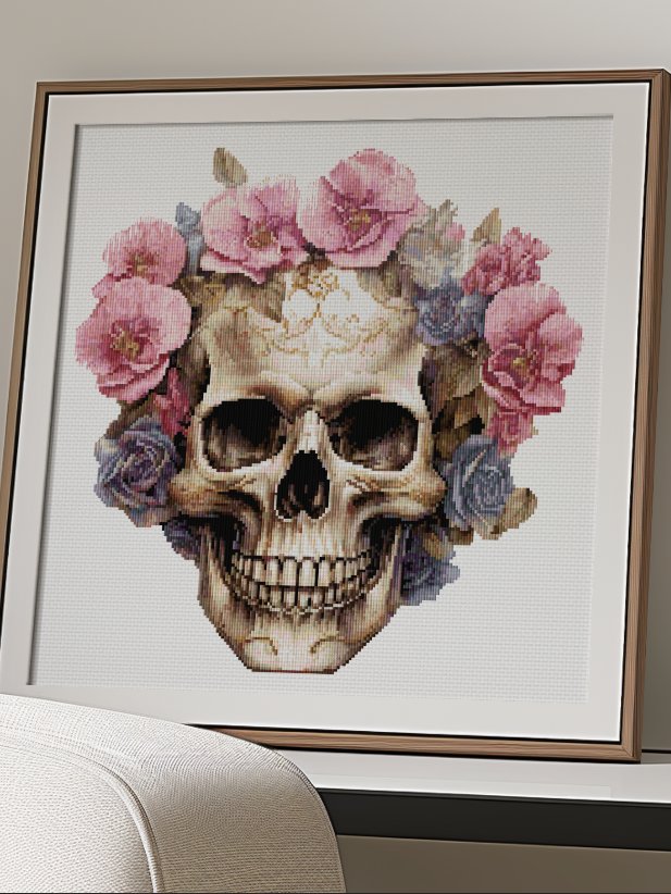 Bloom & Bones Cross Stitch Pattern product image (6)