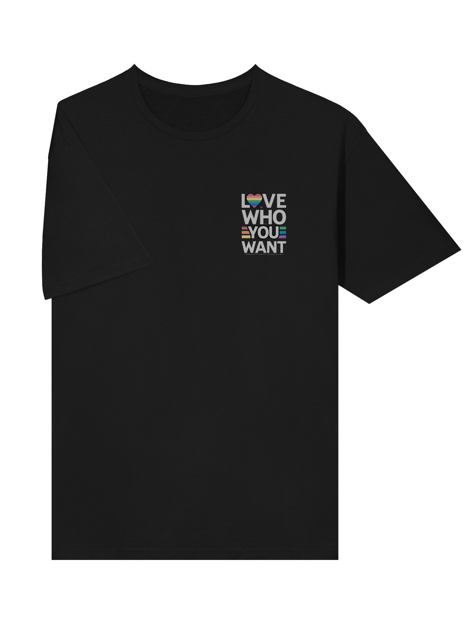LOVE Who You Want! Gildan Unisex Softstyle T-shirt_EQALL® Essentials_PRIDE product image (61)