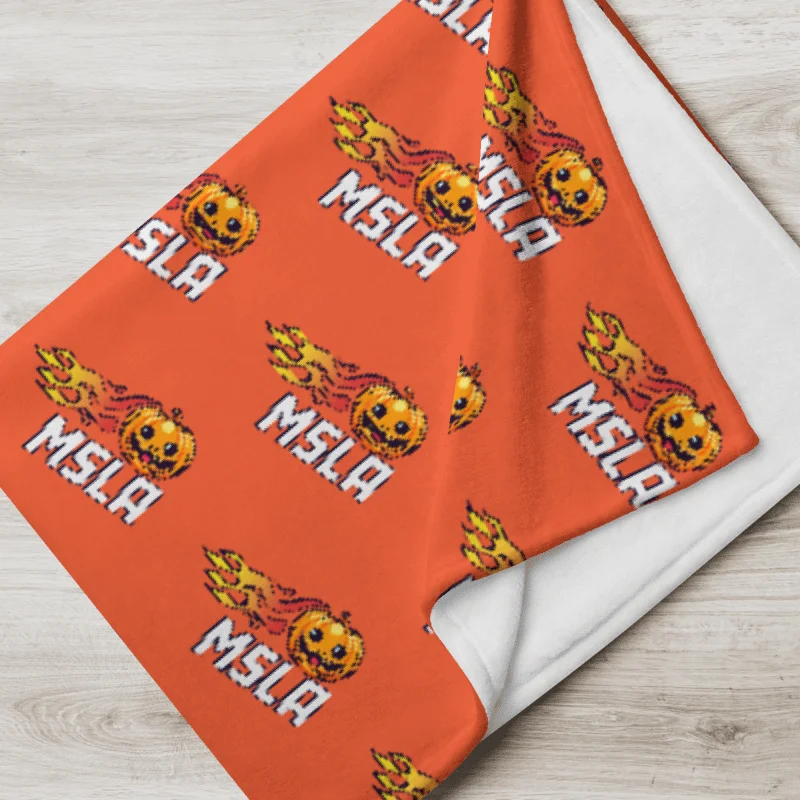 MSLA Halloween Pumpkin - Throw Blanket product image (4)