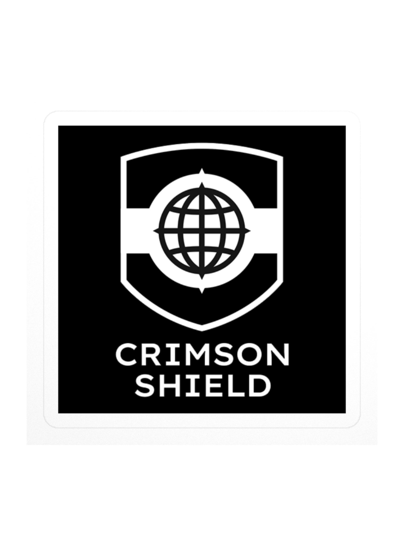 Crimson Shield International Sticker product image (1)