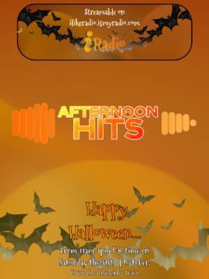 🔴 | Happy Halloween... | Live from 11am-1pm on Saturday, 31st October: #fyp ilikeradio #ilikepresents ━━━━━━━━━━━      ABOUT THE SHOW      ━━━━━━━━━━━ Afternoon Hits is a signature daytime program on ilikeRadio, bringing listeners the perfect mix of chart-toppers, classics, and fresh new tracks to keep the energy flowing throughout the afternoon. Broadcasting from the United Kingdom, the show delivers vibrant music and engaging features, creating the ideal soundtrack to brighten up the mid-day and carry audiences smoothly into the evening, both across the nation and online. Mark your calendars, and visit ilikeradio.ismyradio.com for the full coverage. ━━━━━━━━━━━     ABOUT ILIKERADIO     ━━━━━━━━━━━ We're an independent variety music broadcasting station based in the United Kingdom, dedicated to delivering a diverse range of music genres, engaging programs, and a unique listening experience for our audiences across the nation and online. You can listen to ilikeRadio through Caster.FM (⁠ilikeradio.ismyradio.com⁠), our Discord bot and more! ━━━━━━━━━━━          LISTEN LIVE          ━━━━━━━━━━━ 🎧 YouTube: youtube.com/@ilikePresents 🎧 Twitch: twitch.tv/ilikepresents 🎧 Caster.FM: ilikeradio.ismyradio.com 🎧 LeonXM: ilikepresents.short.gy/leonxm 🎧 OnlineRadioBox: onlineradiobox.com/uk/ilike 🎧 RadioReg: radioreg.net/stations/683 🎧 Typical Nerds LIVE! Player: live.typicalnerds.uk/?station=ilikeradio ━━━━━━━━━━━          PROGRAMS          ━━━━━━━━━━━ • Afternoon Hits (Every other Saturday from 11am-1pm UK time) • 🛠️｜We're reworking on this list; please bare with us!