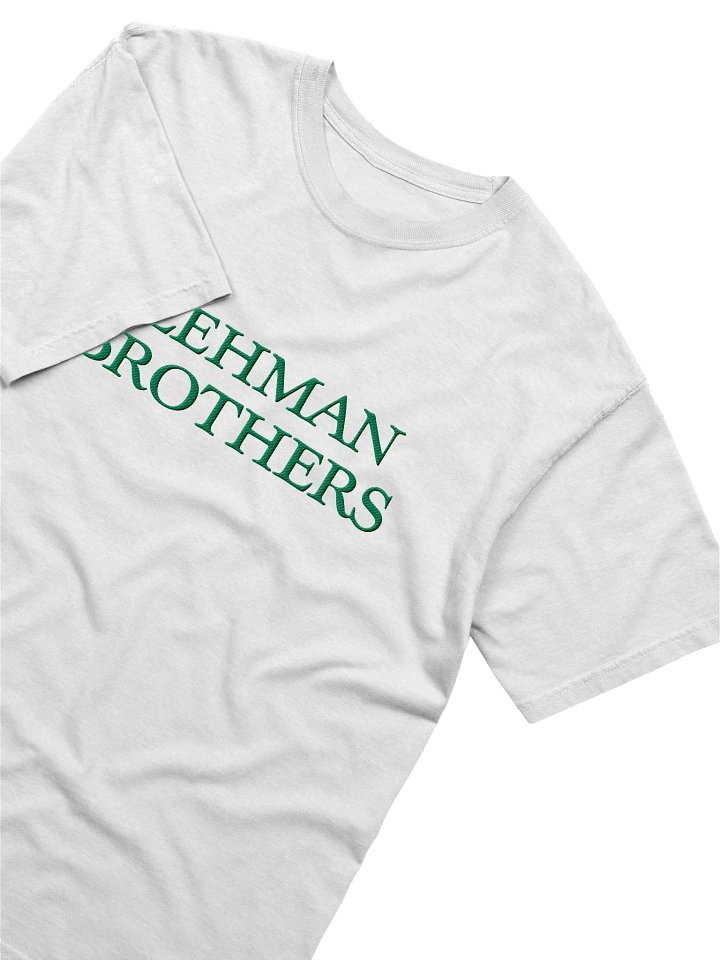 Lehman Brothers Stacked Embroidered T-Shirt product image (2)