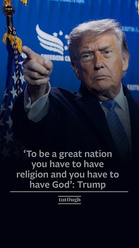 🇺🇸US President Donald Trump addressed the Faith & Freedom Coalition 2026 Policy Conference at the Washington Hilton, focusing...