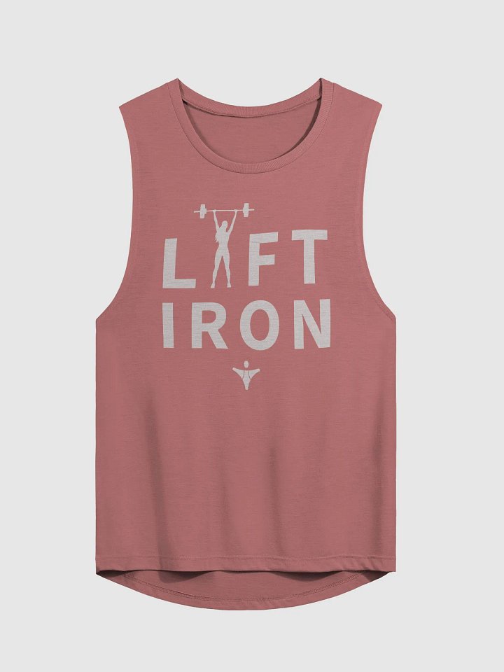 LIFT IRON | Muscle Tank (Light Text) product image (1)