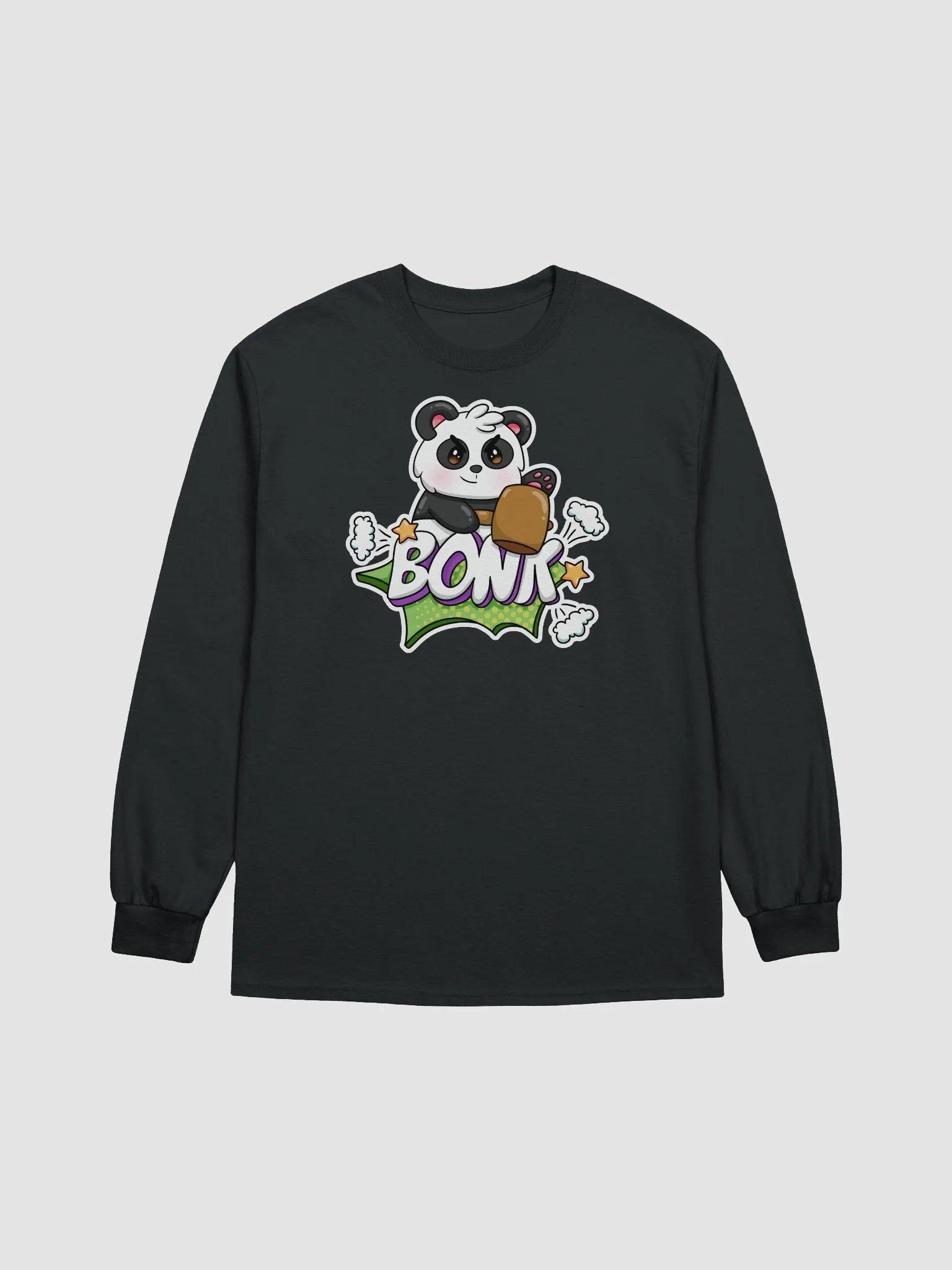 Panda Bonk Long Sleeve Shirt product image (2)