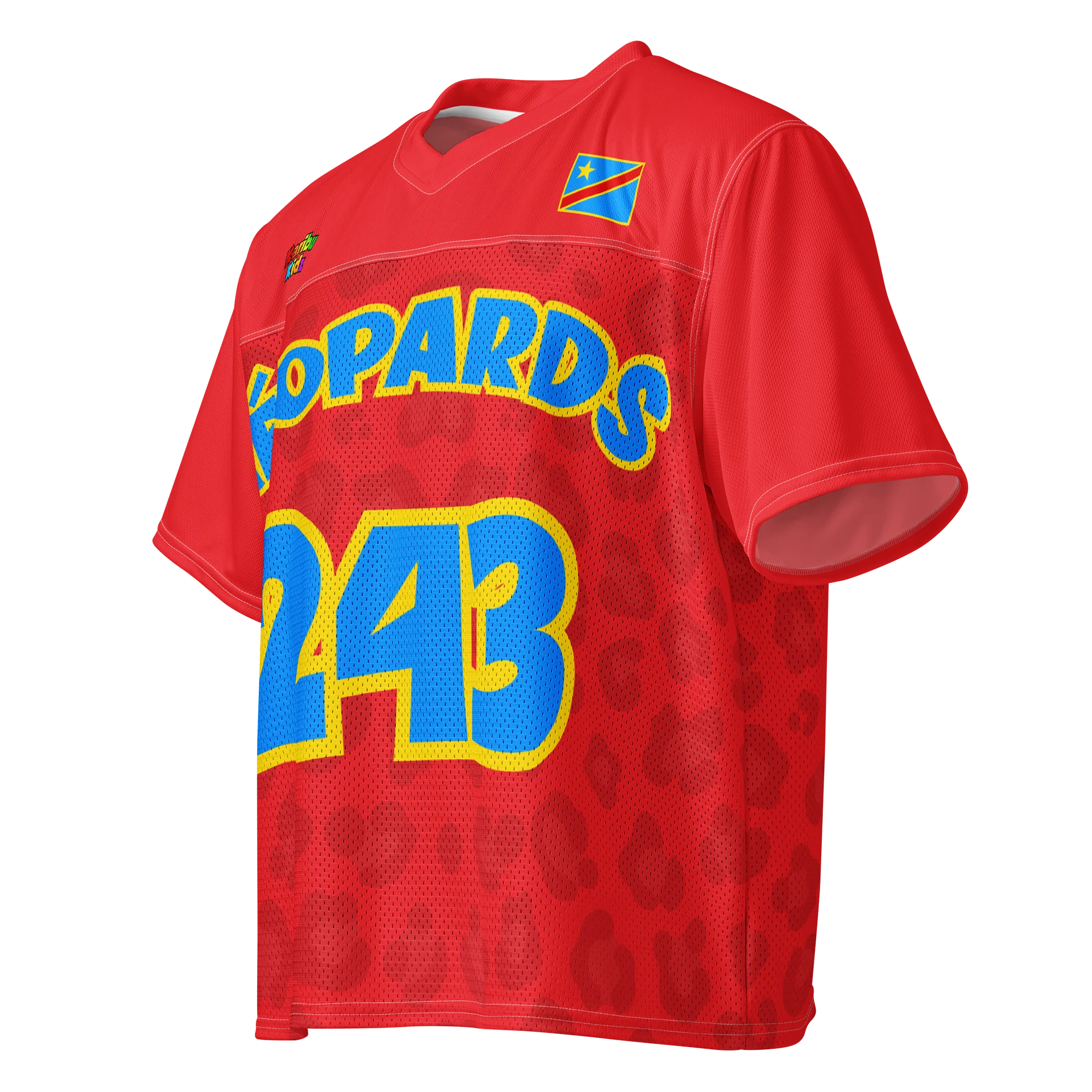 FIRE RED Tobeta Bango™ Léopards 243 Street Jersey product image (7)