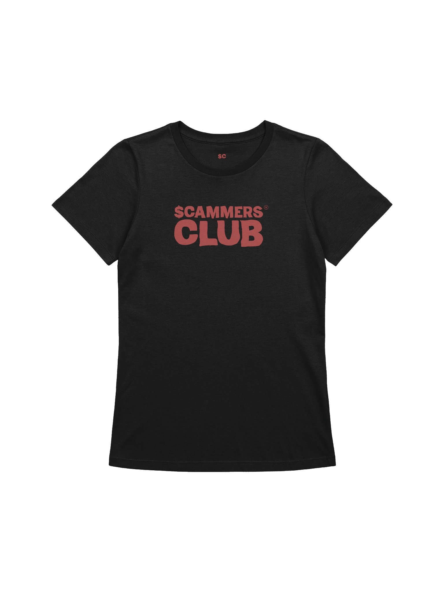 The Scammers Club "Femme Cut" Tee (in the Dark) product image (2)
