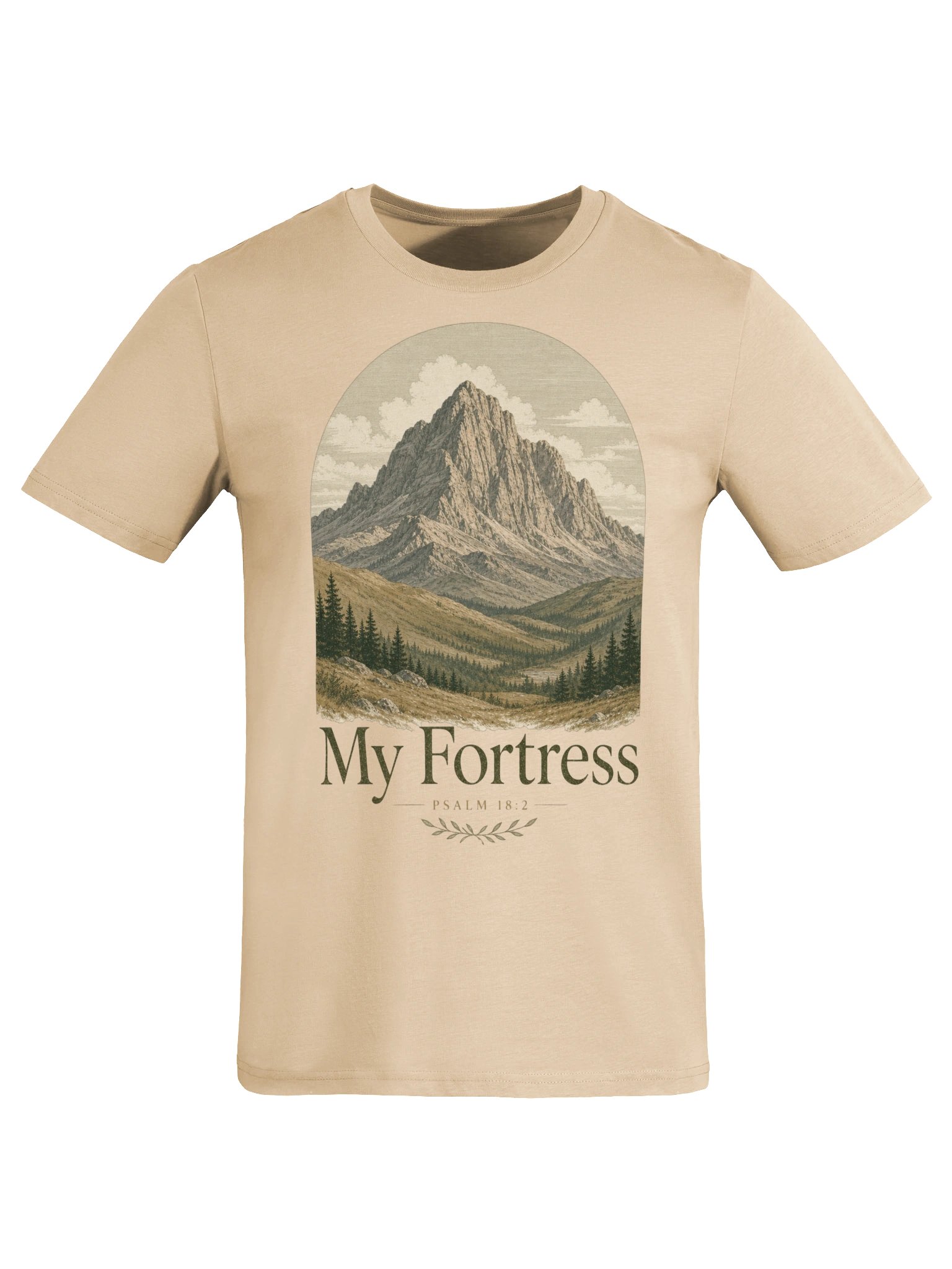 Psalm 18:2 God Is My Fortress Christian T-shirt product image (3)