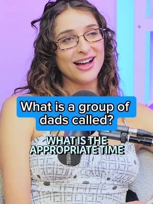 Can you guys help us figure out what a group of dads is named? New ep of Syd & Olivia Talk Sh*t out now everywhere you listen to podcasts! #podcastclips #comedypodcast 