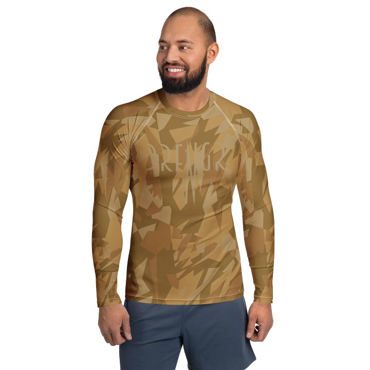 DRENGR Full-M90 Tan Long Rash Guard product image (1)