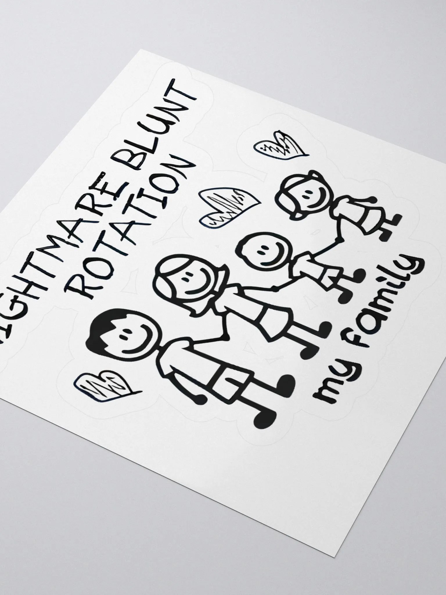 Nightmare Blunt Rotation My Family Sticker product image (3)