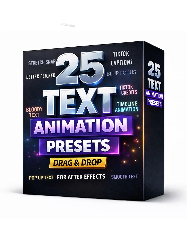 25 Viral Text Animations for After Effects product image (1)
