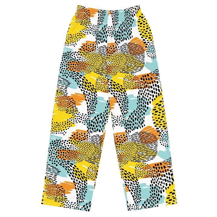 Fashionable Wide-Leg Pants with Bold Animal Print product image (1)