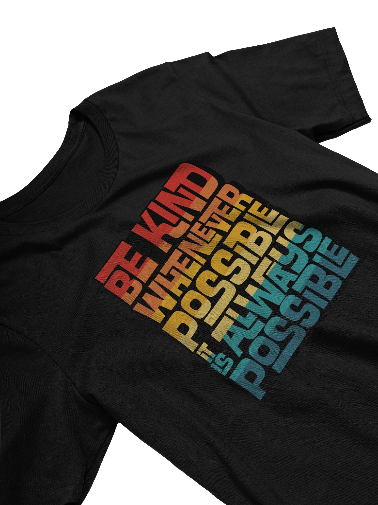 Be Kind Whenever Possible Vintage Sunset T-Shirt product image (2)