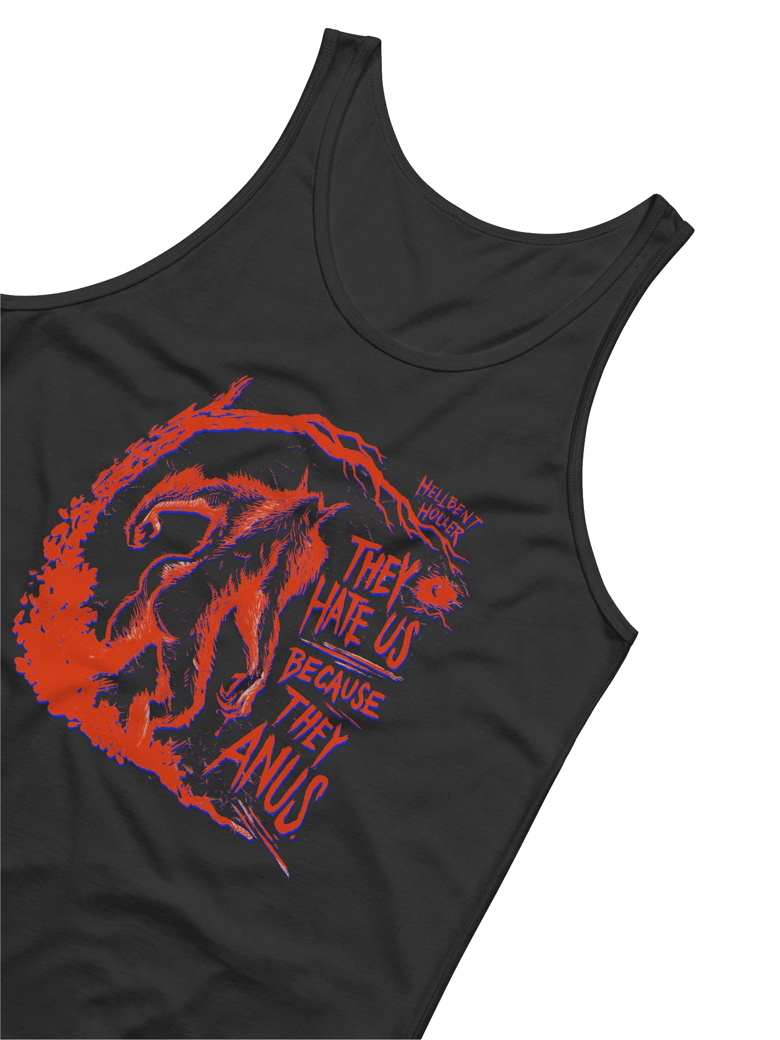 Hate Us Werewolf Tank product image (4)
