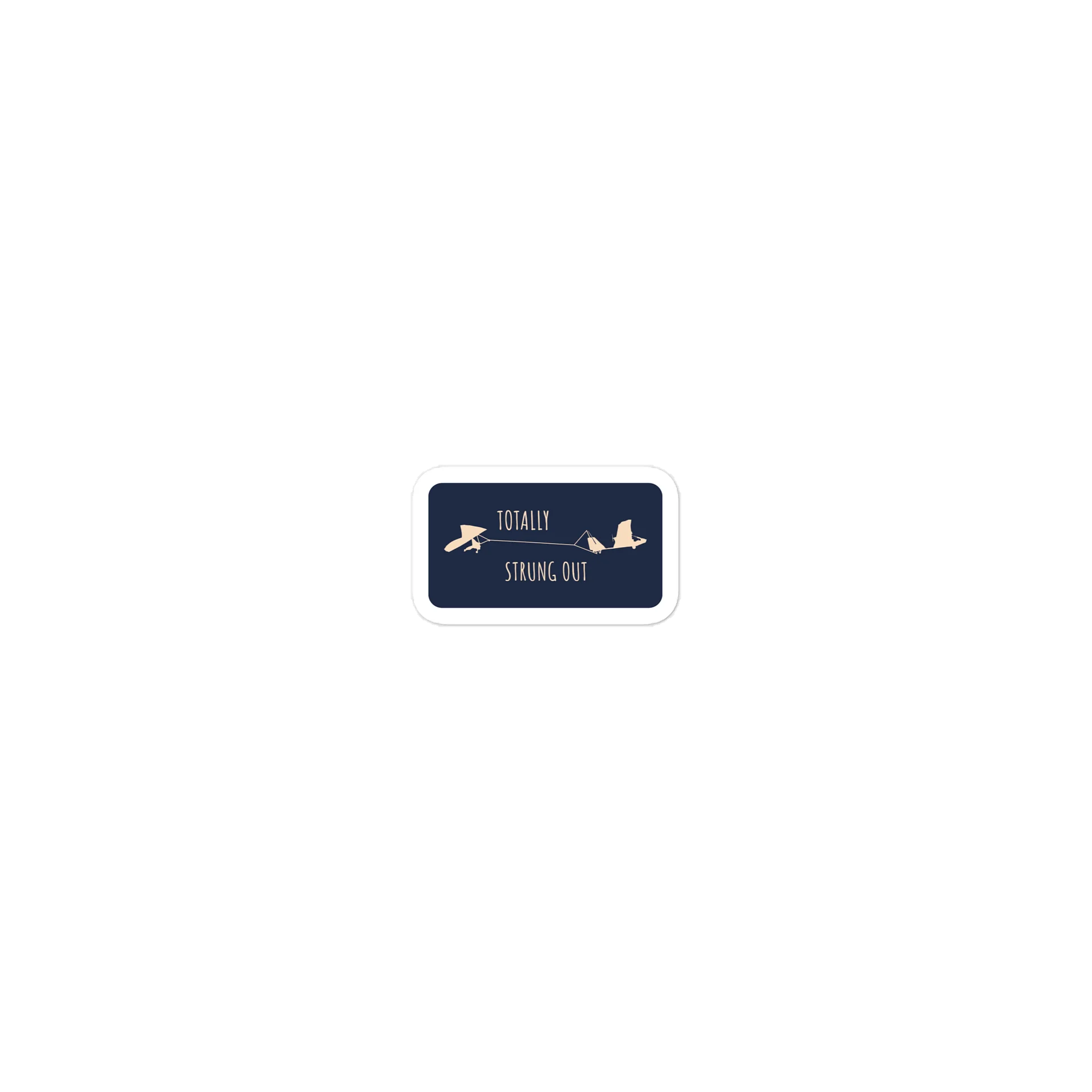 Totally Strung Out sticker, all-weather use product image (1)