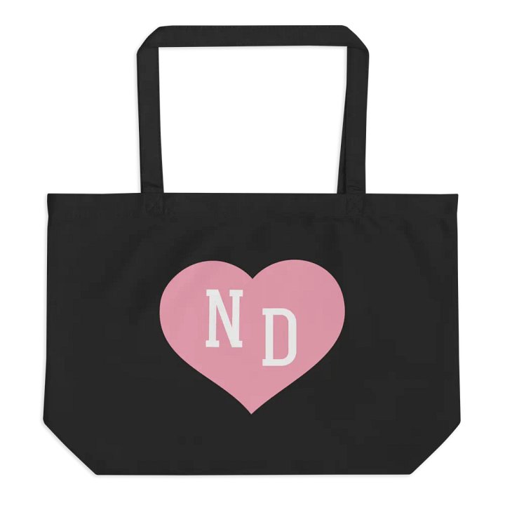 ND Heart Pink Large Tote product image (1)