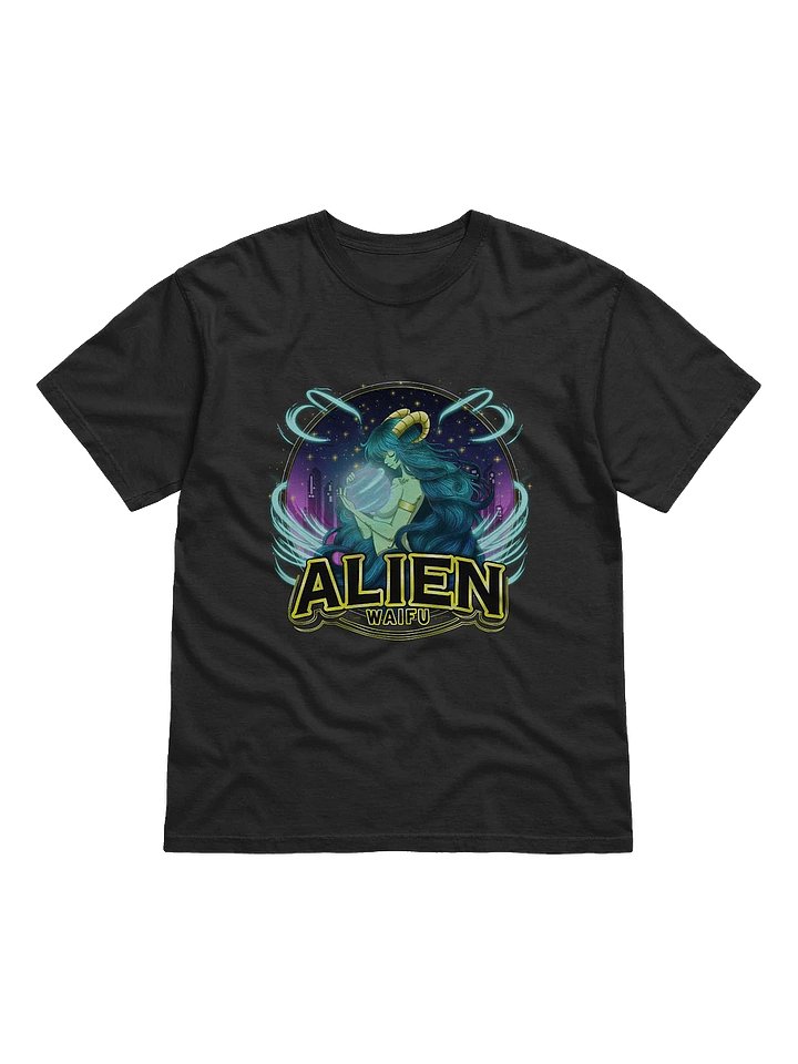 Cosmic Waifu Comfort: Alien-Inspired T-Shirt product image (1)