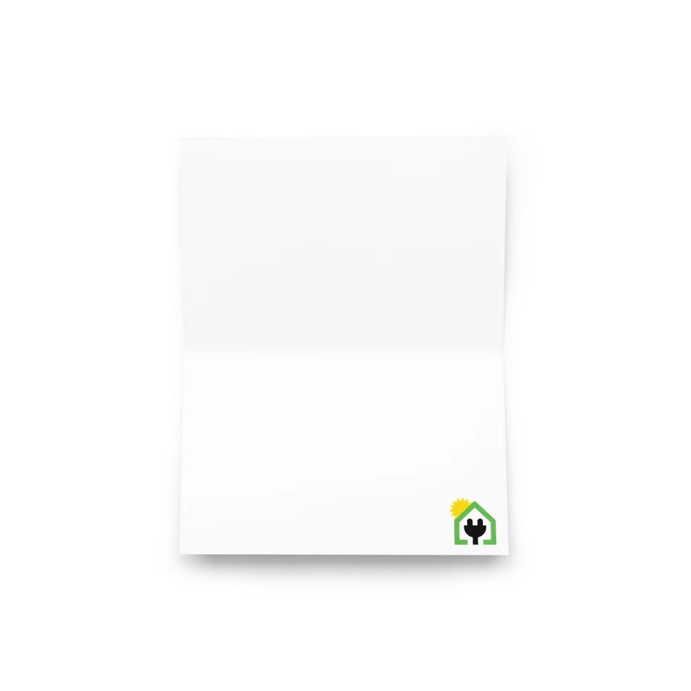 Plug It In Solar High-Quality Greeting Card product image (7)