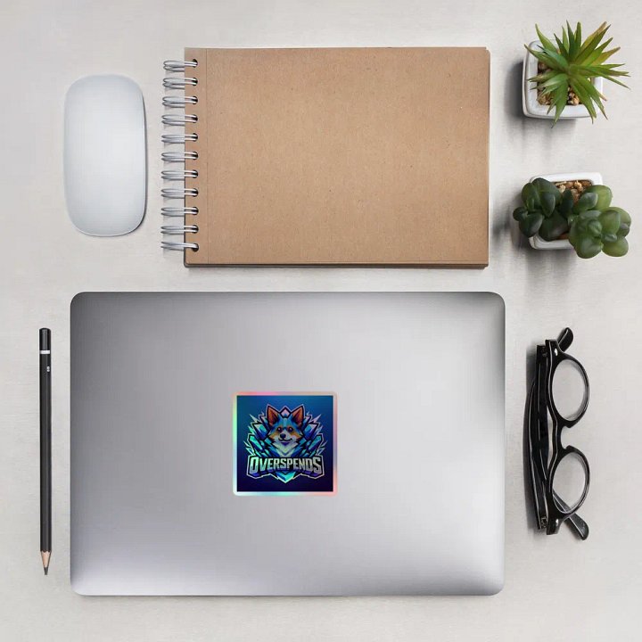 Radiant Vibes Holographic Sticker product image (2)