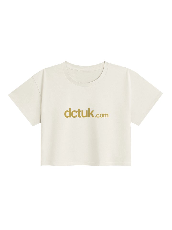 Women's DCTUK Crop Top Gold Logo product image (3)