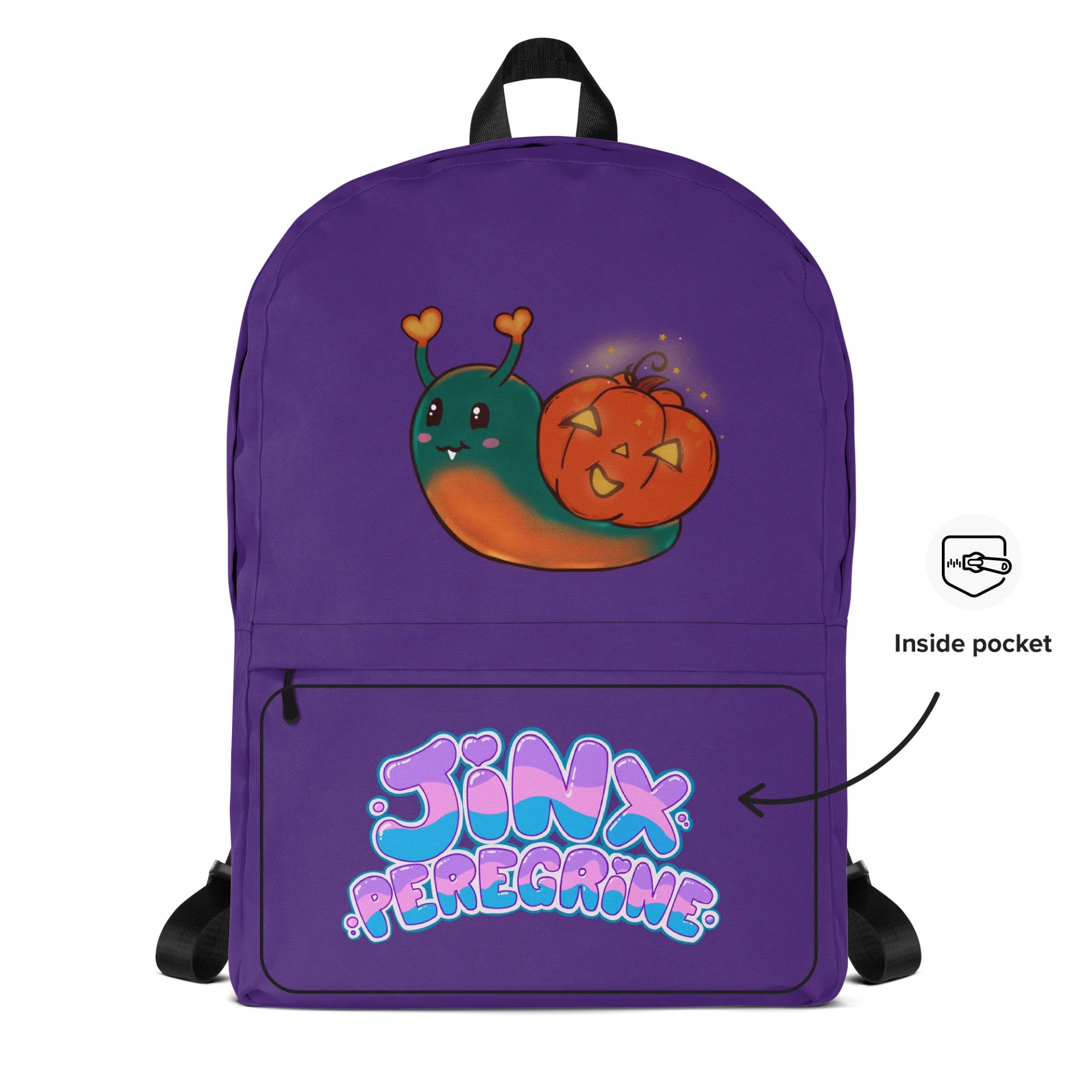 Gordon the Halloween Snail Backpack product image (5)