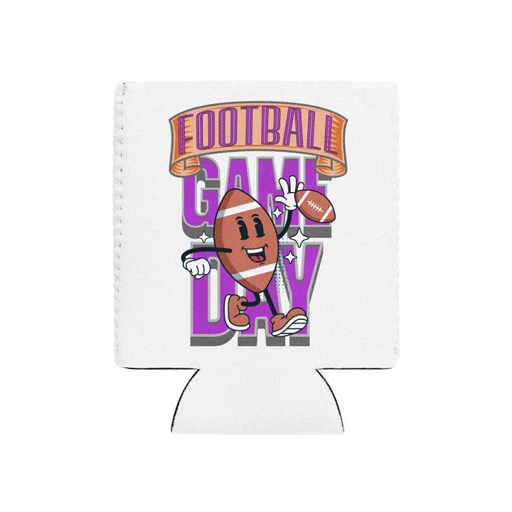 Game Day Football Can Cooler product image (1)