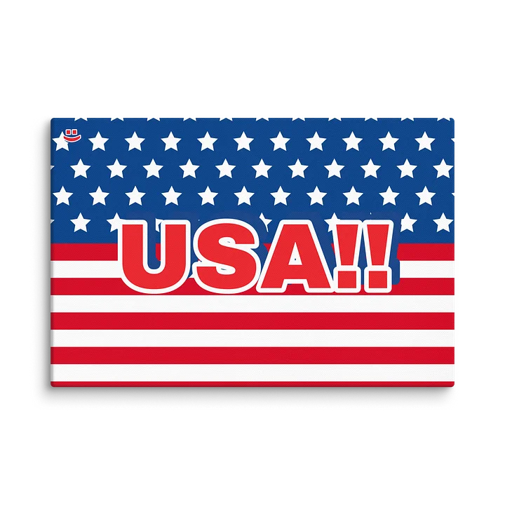 USA! Smiley 40"x60" Wall Art product image (1)