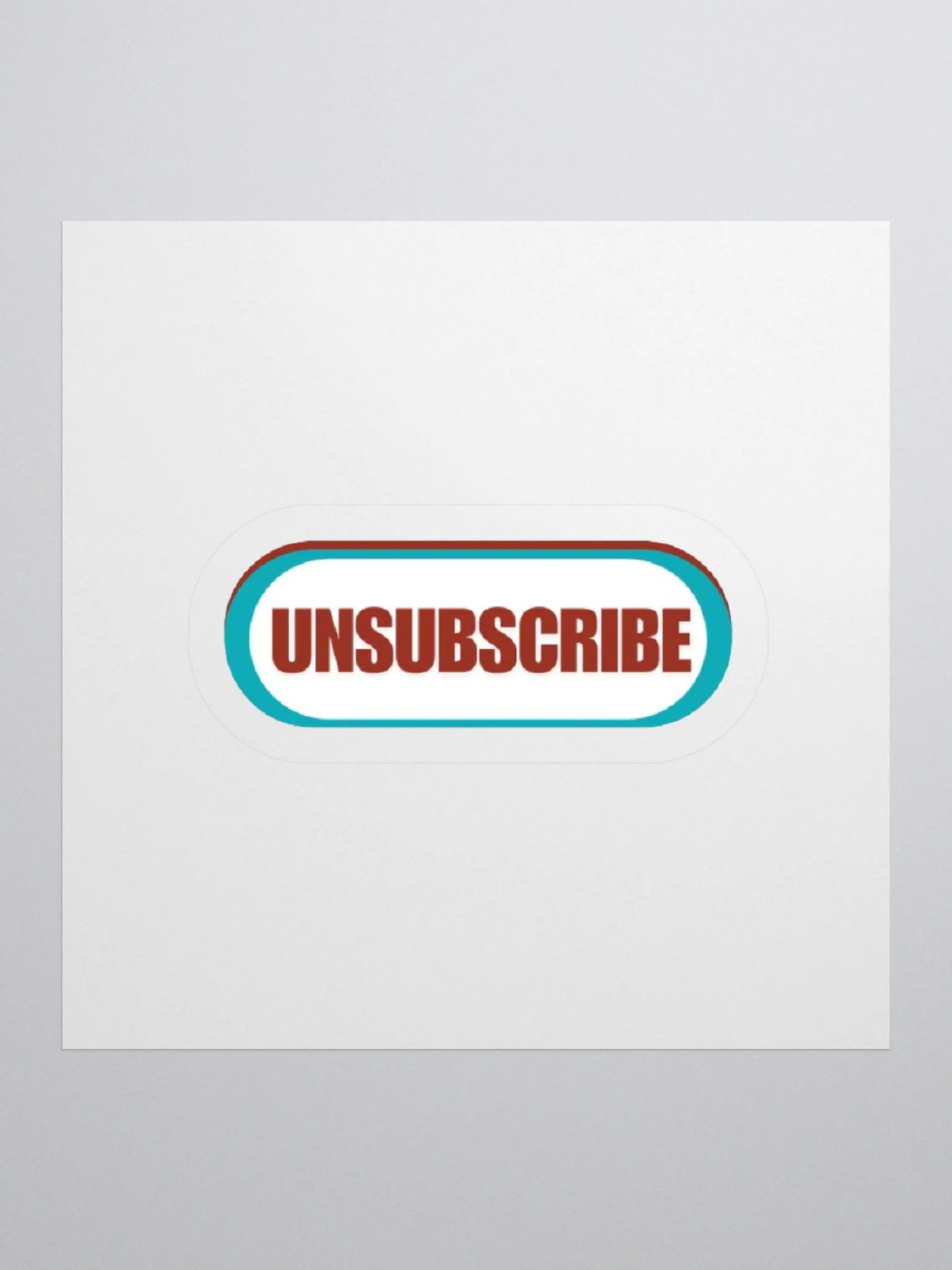 Unsubscribe | Kiss Cut Stickers by Allcolor product image (1)