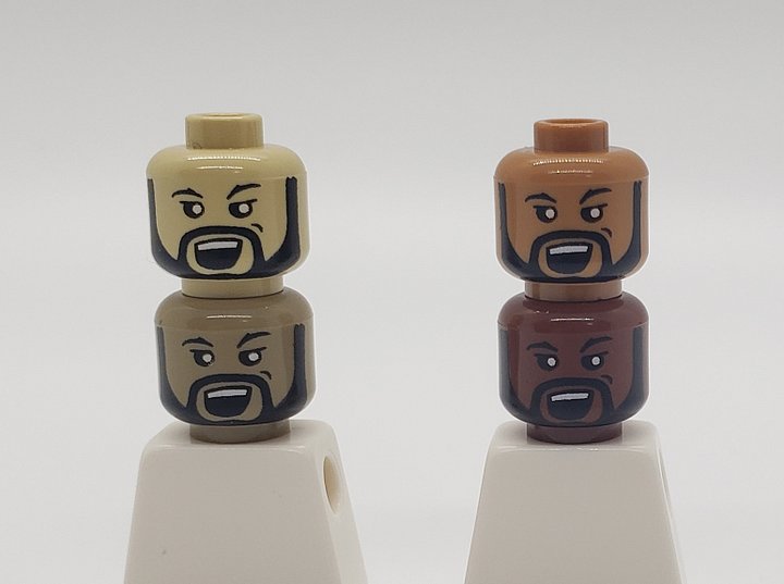 B.A. Jerk Head Pack (4-Pack Skin Tones) product image (2)