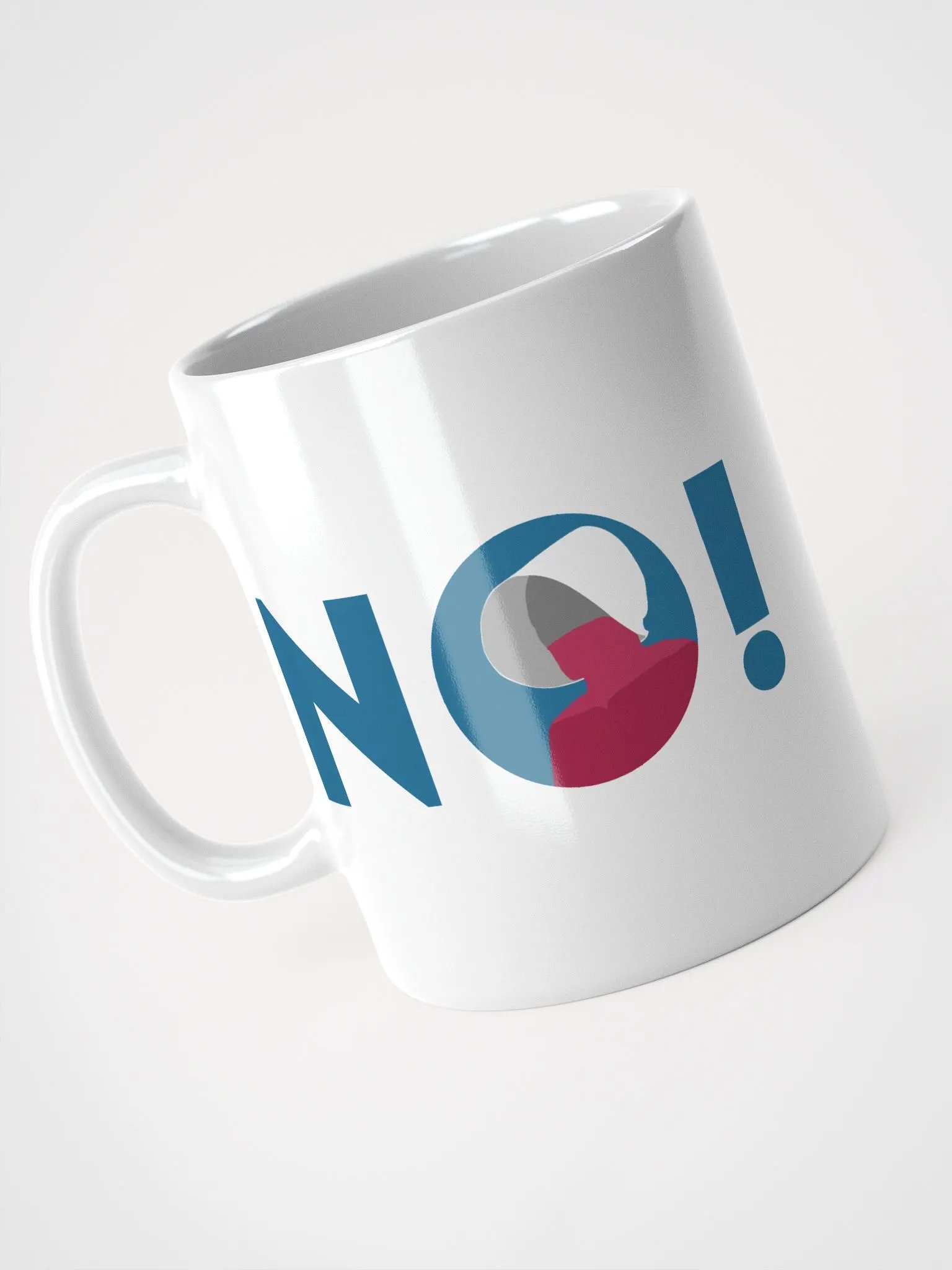 Patriarchy Resistance "NO!" White Mug product image (9)