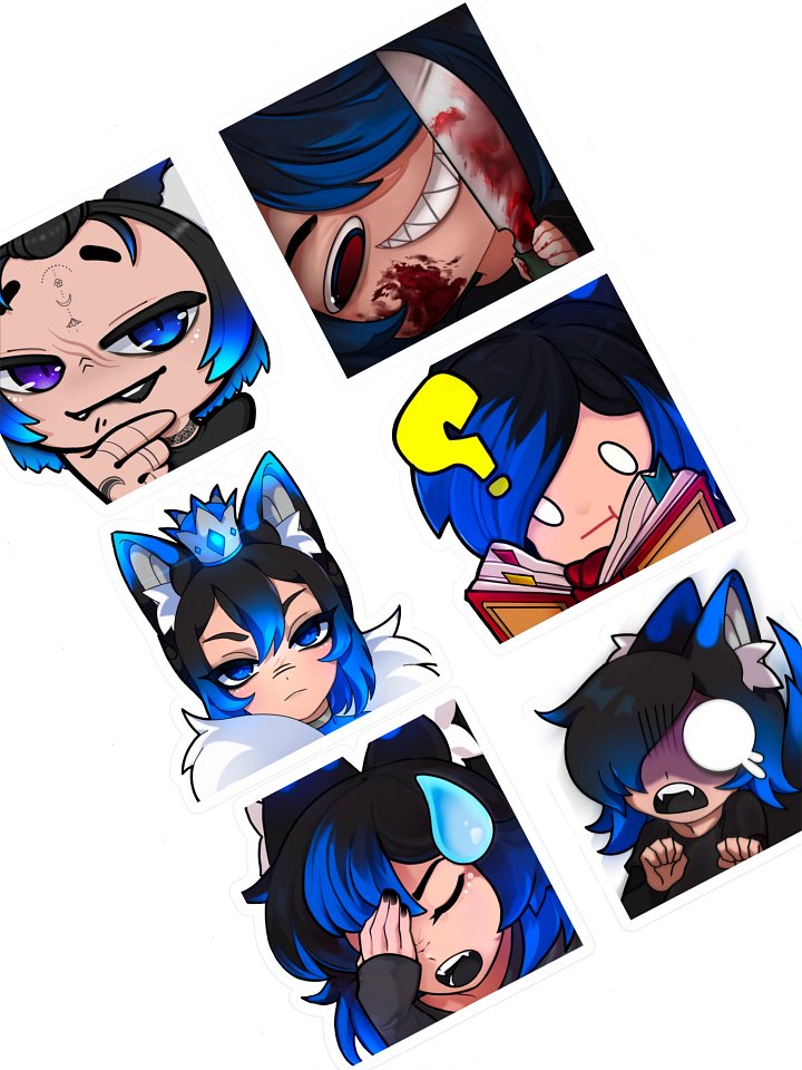Emote Sticker Sheet 2 product image (1)