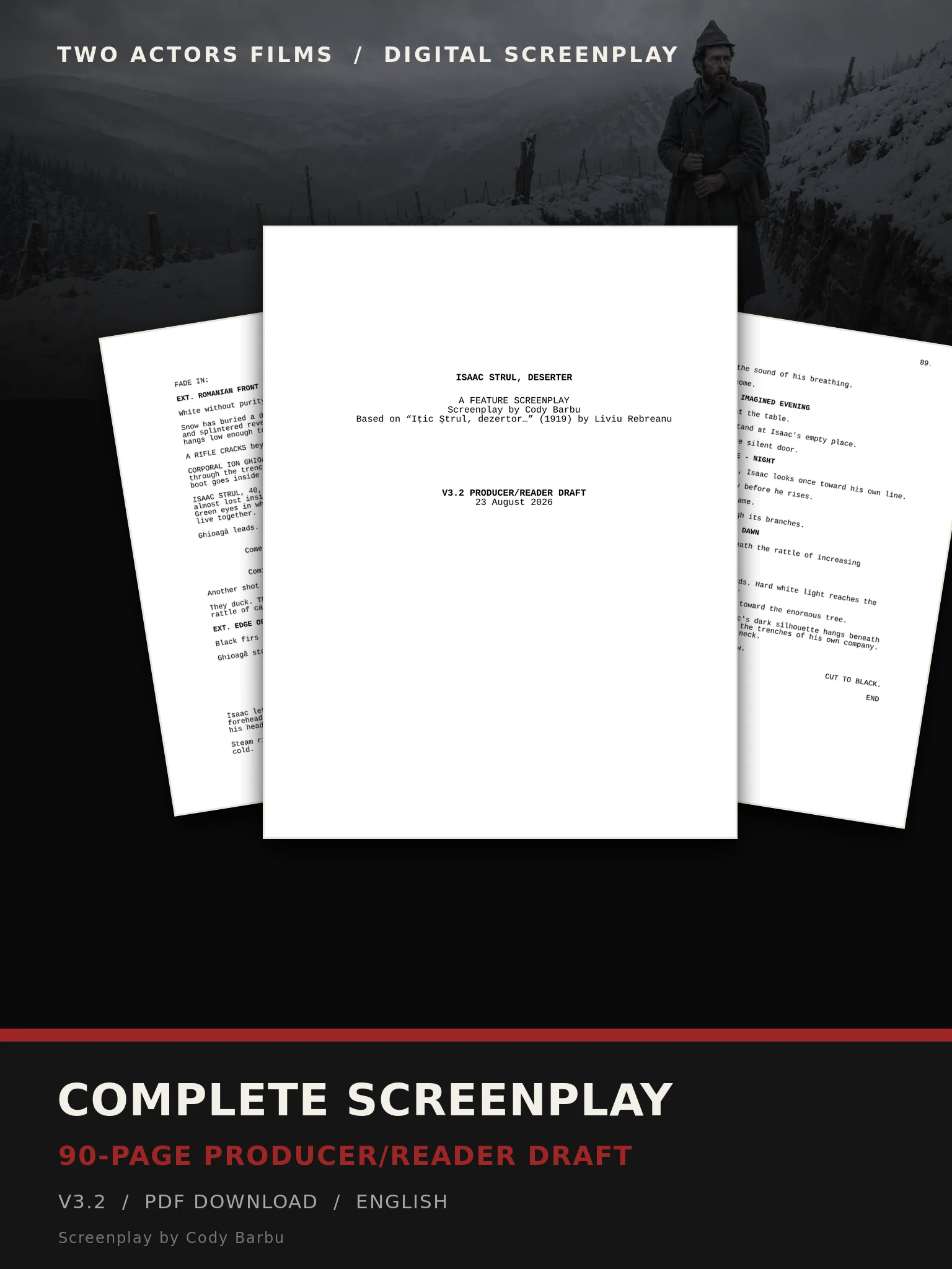 Issac Strul, Deserter Full Screenplay product image (1)