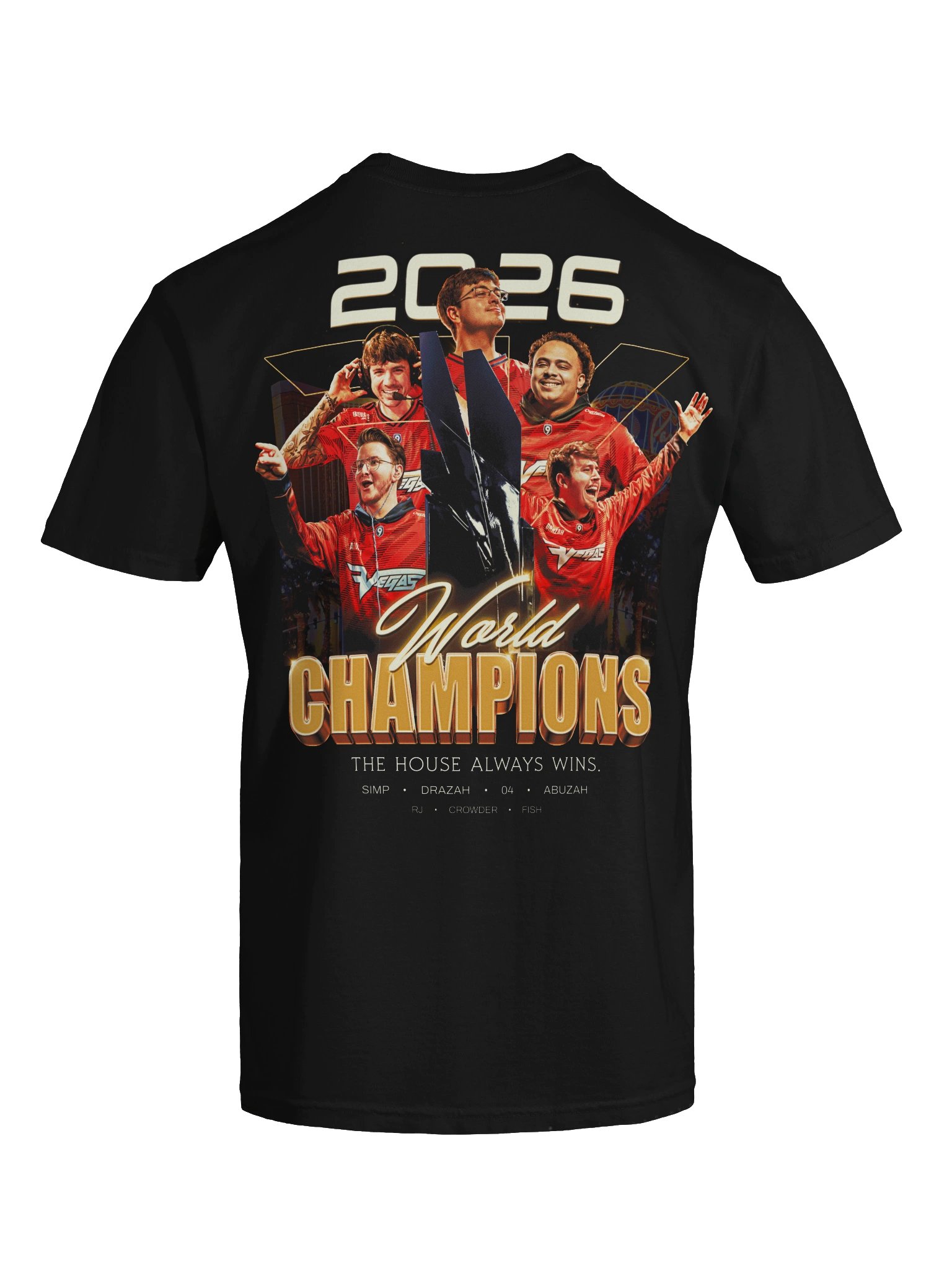 FaZe Vegas 2026 WORLD CHAMPS T-Shirt product image (3)
