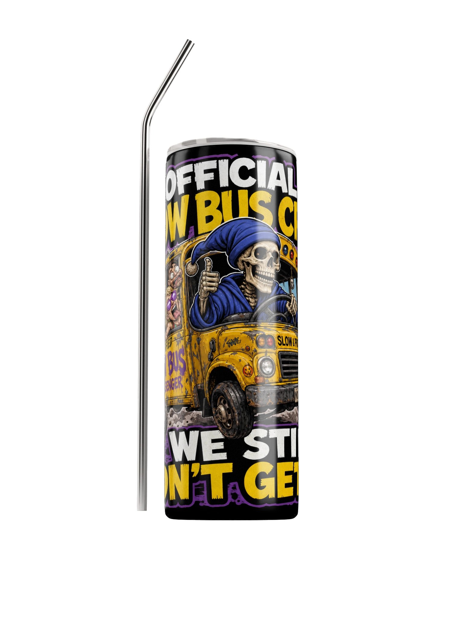 ''Slow Bus'' Stainless Steel Tumbler product image (6)