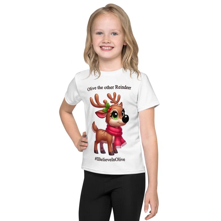 Kids White Christmas Official 'Olive the other Reindeer' T-Shirt product image (1)