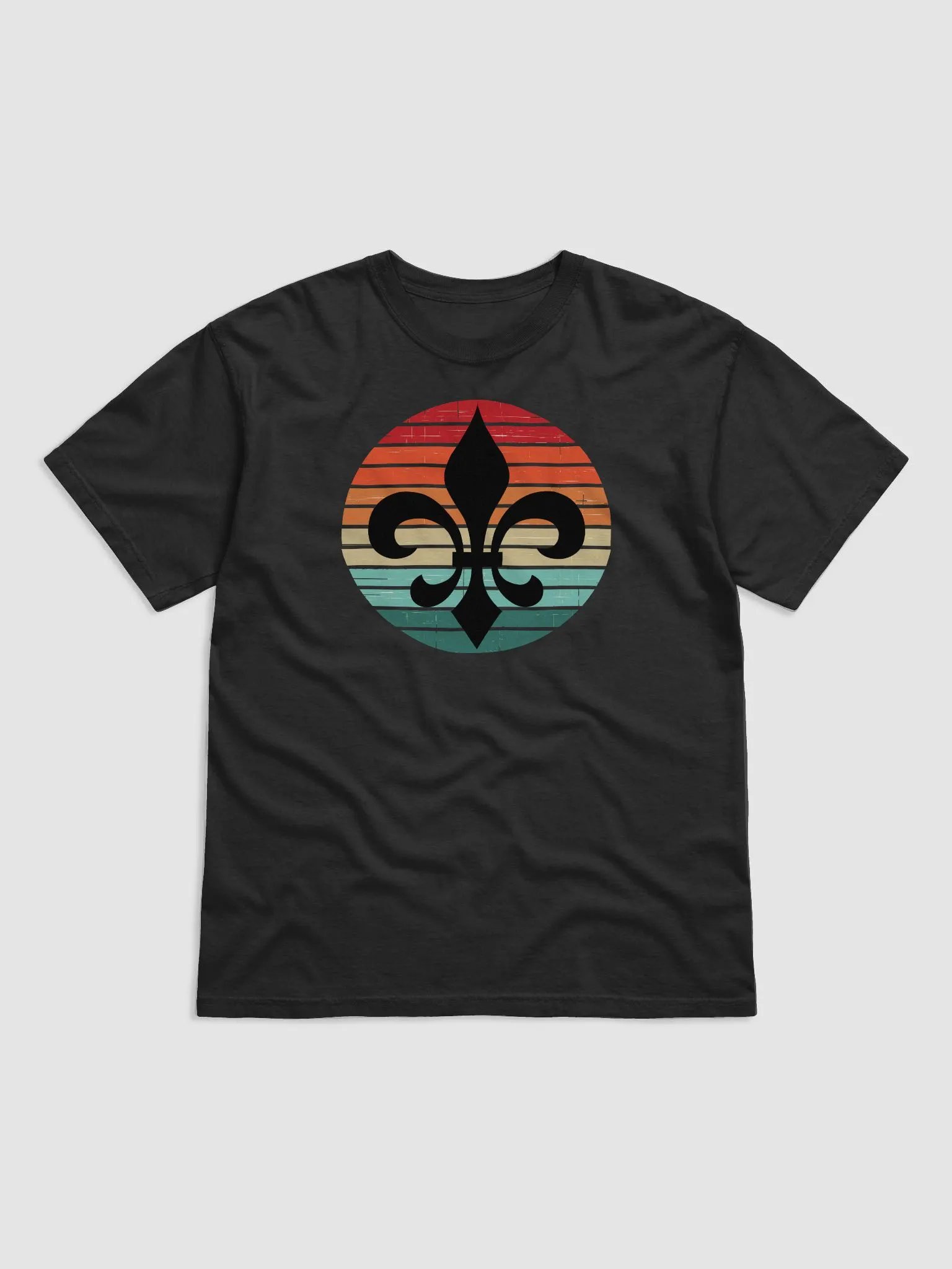 Retro Sunset Fleur De Lis product image (2)