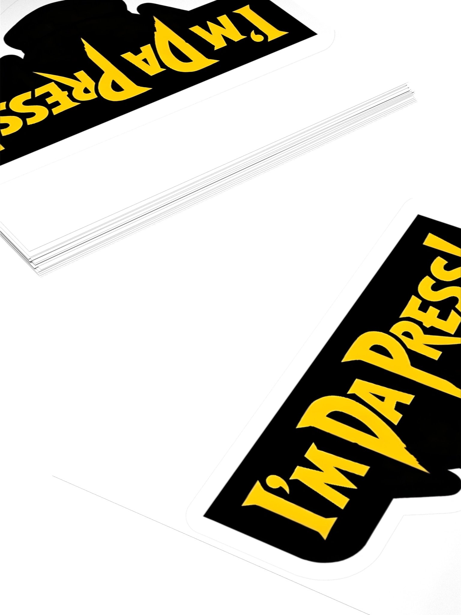 I'm Da Press! Sticker product image (4)